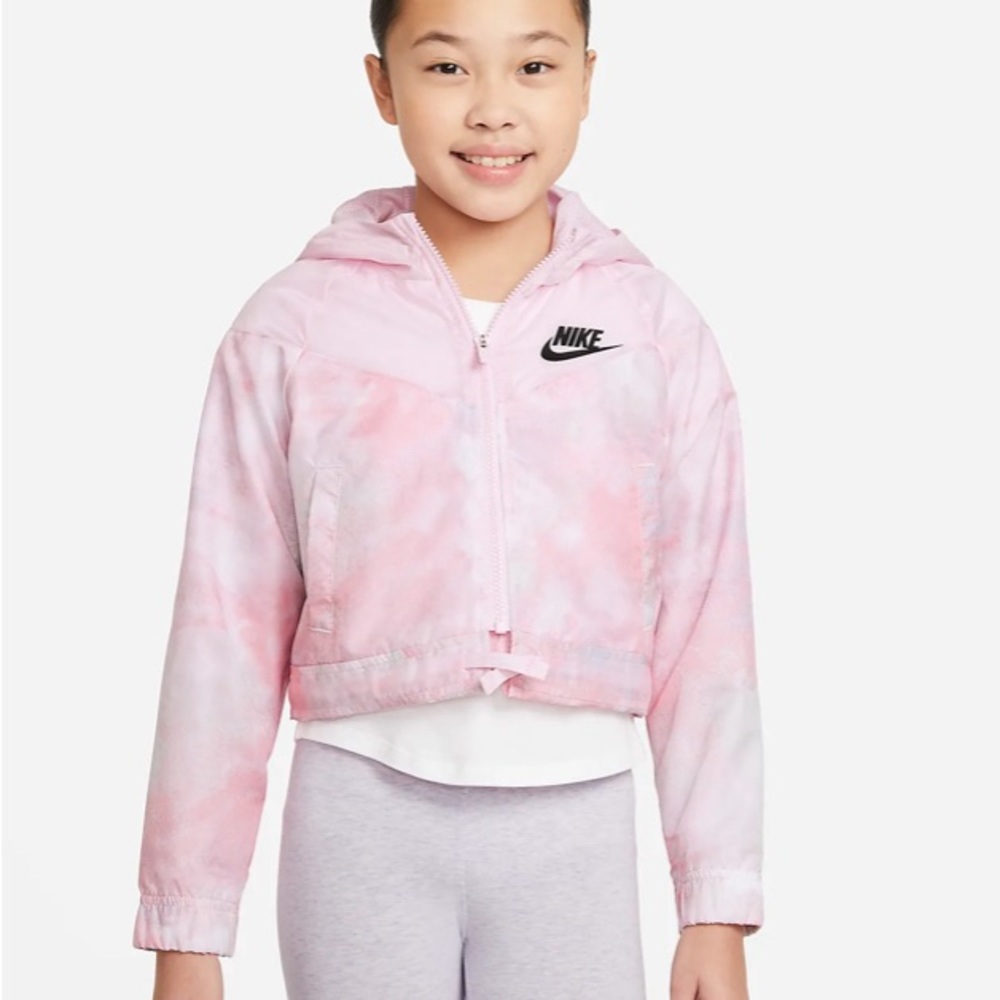 Tie-Dye Printed Windrunner